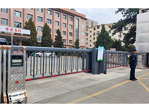 呼和浩特市供電局 空降門、車輛識別安裝完畢